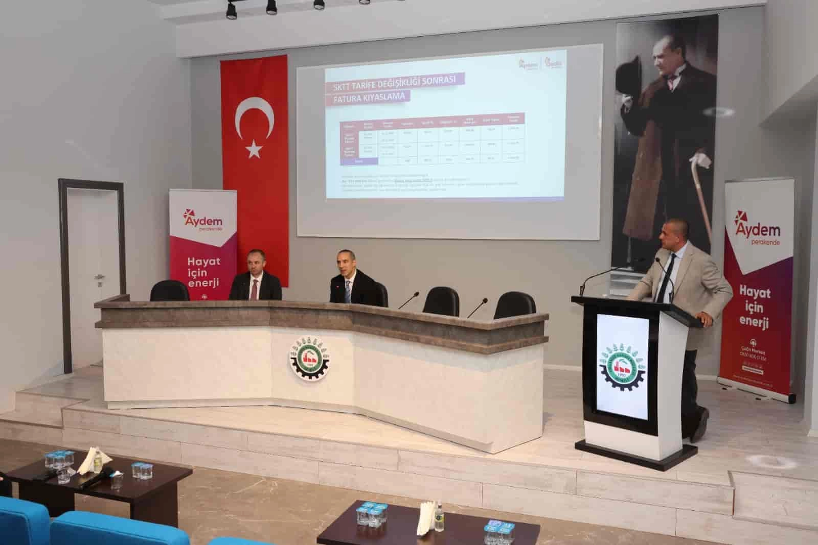  Enerji Sektöründe Güncel Gelişmeler Semineri Denizli OSB'de Gerçekleştirildi 